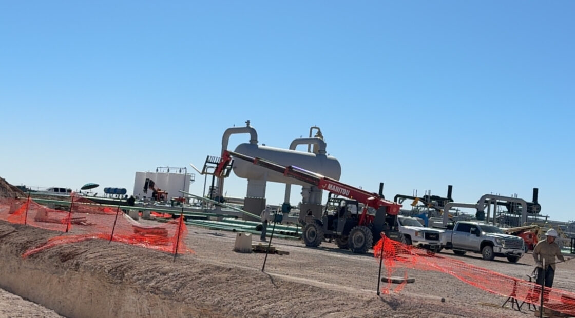 Compressor Station Underground Lines