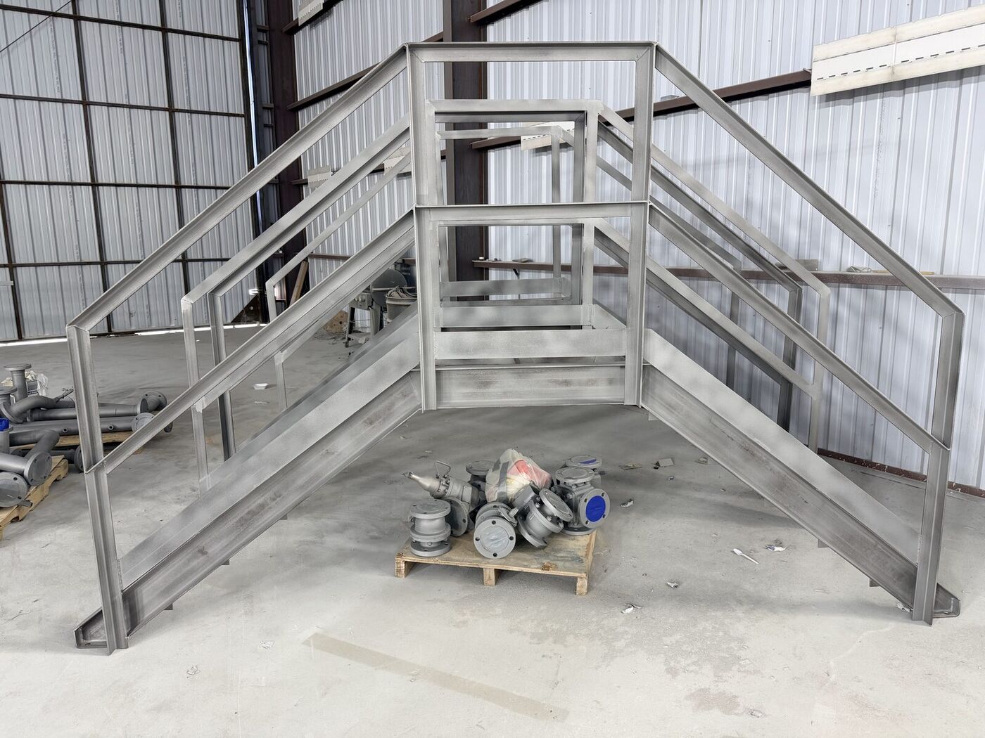Pipe Crossover Stairs