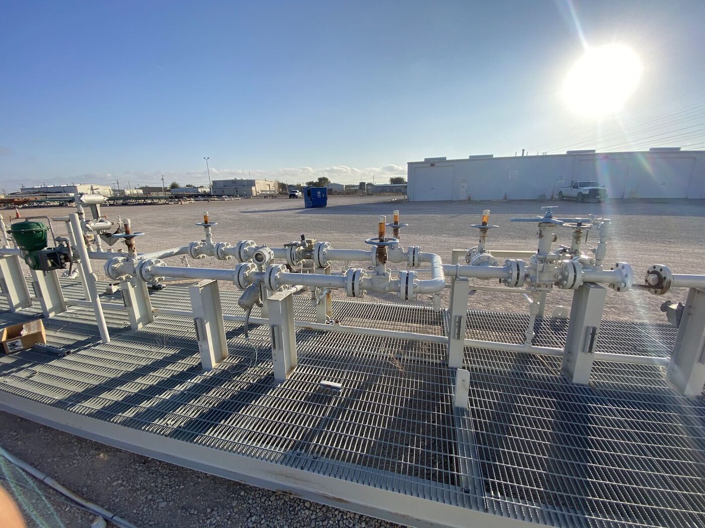 Processed Gas Meter Skid